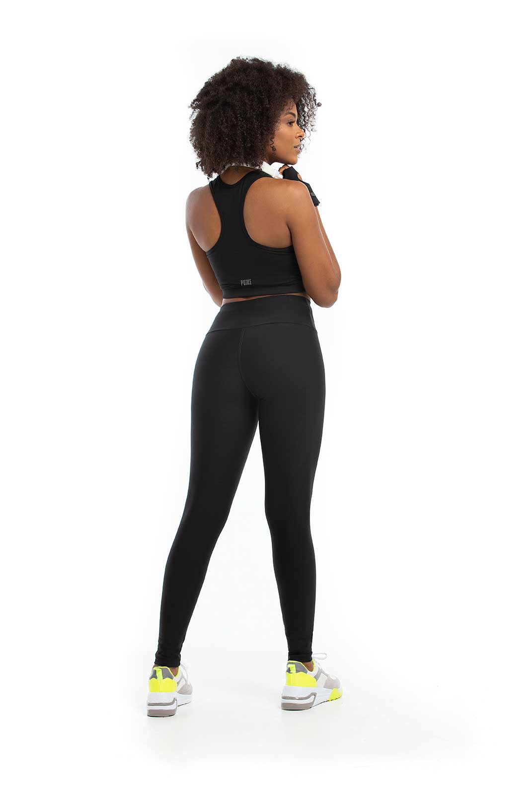 Top Liso Preto Action