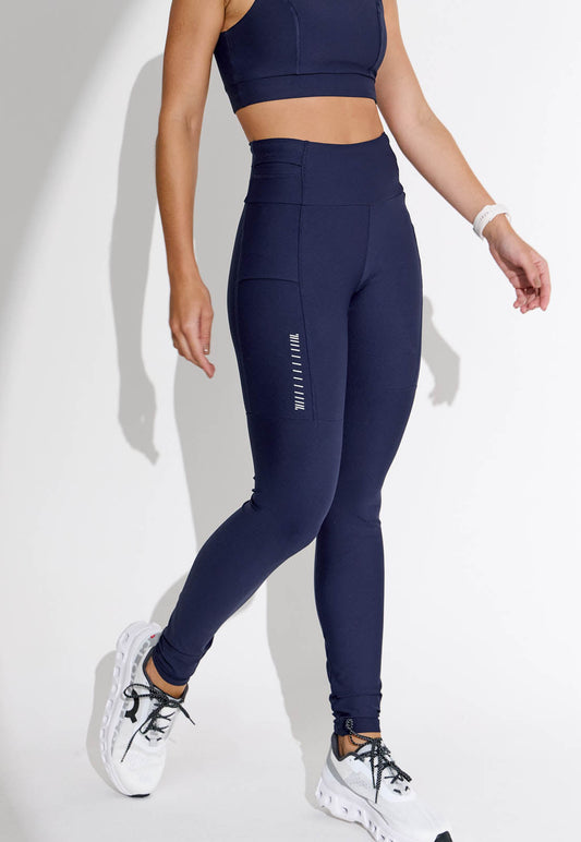 Legging running lisa marinho multibolsos Acqua
