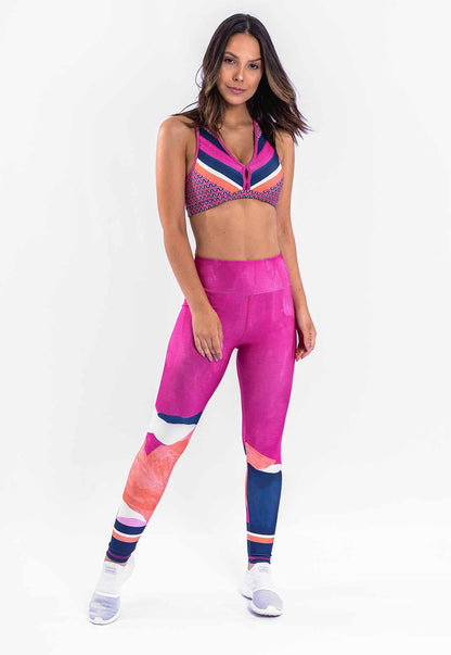 Top curto estampa Acqua