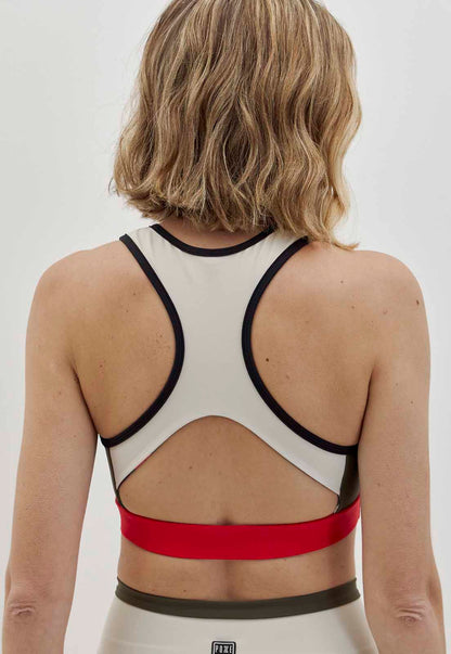 Top nadador com abertura nas costas e bojo removível Voá