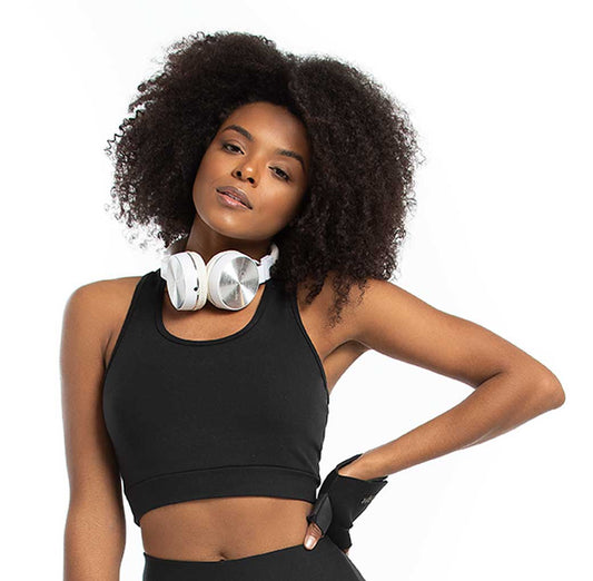 Top Liso Preto Action