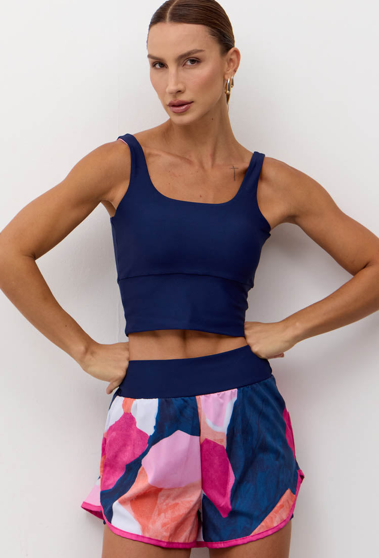 Top longo dupla face Acqua