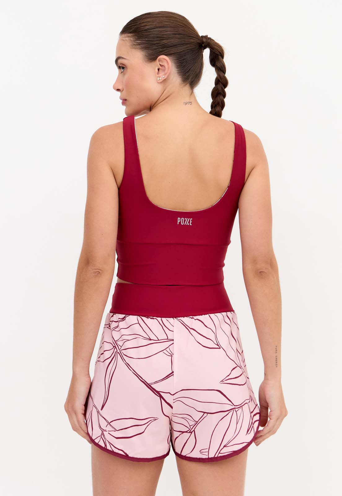 Top longo dupla face com bojo fixo Essence