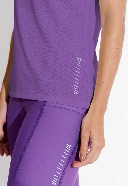 Tshirt running roxo fusão Alquimia