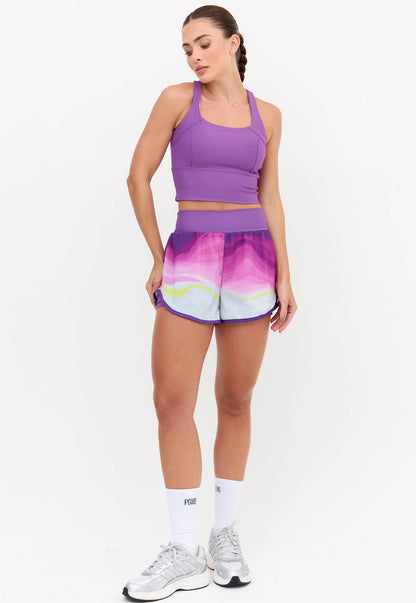 Short duplo estampado com bolso Alquimia