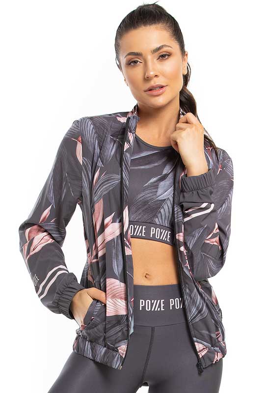 Jaqueta Corta Vento Dark Folhagem