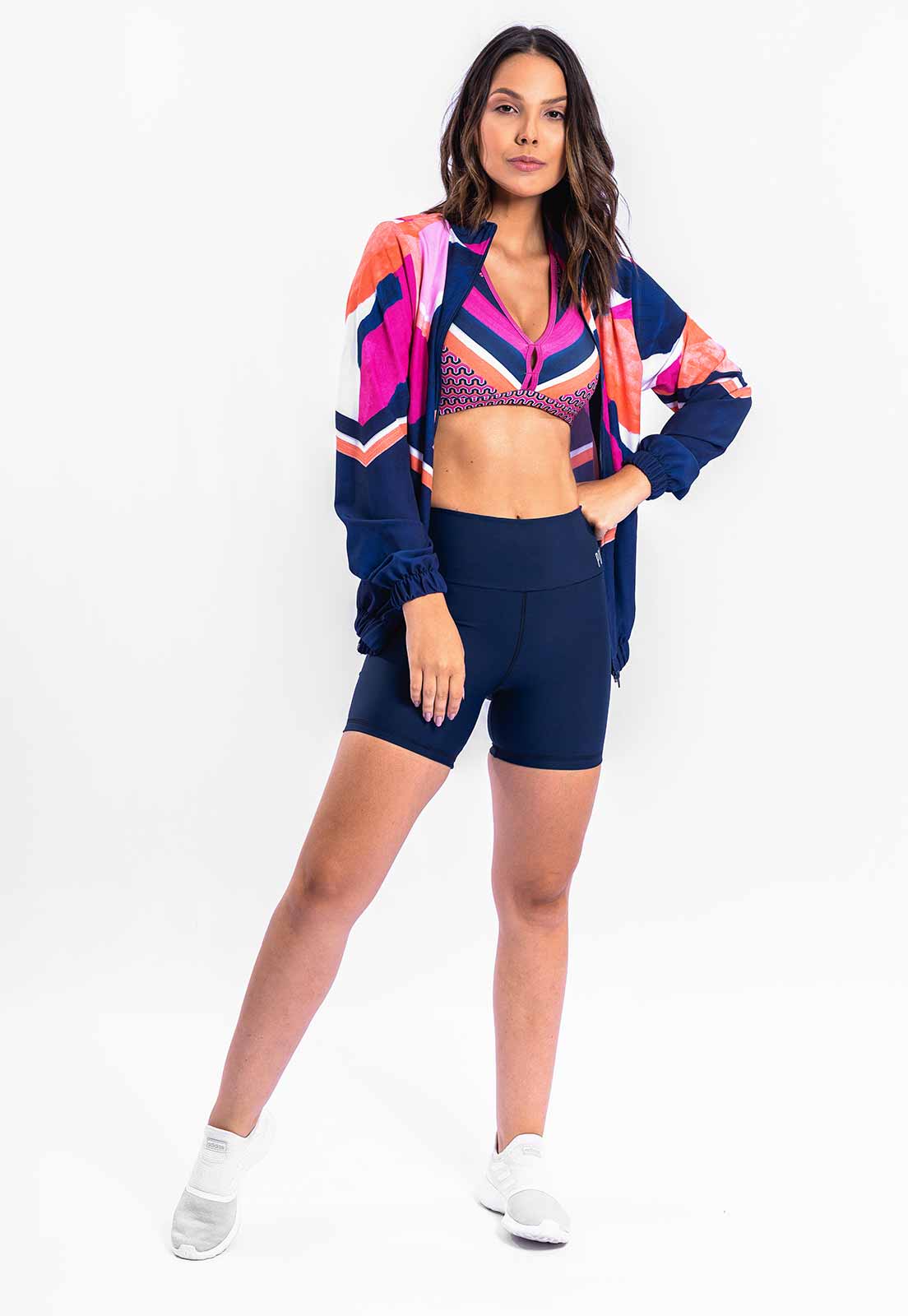 Top curto estampa Acqua