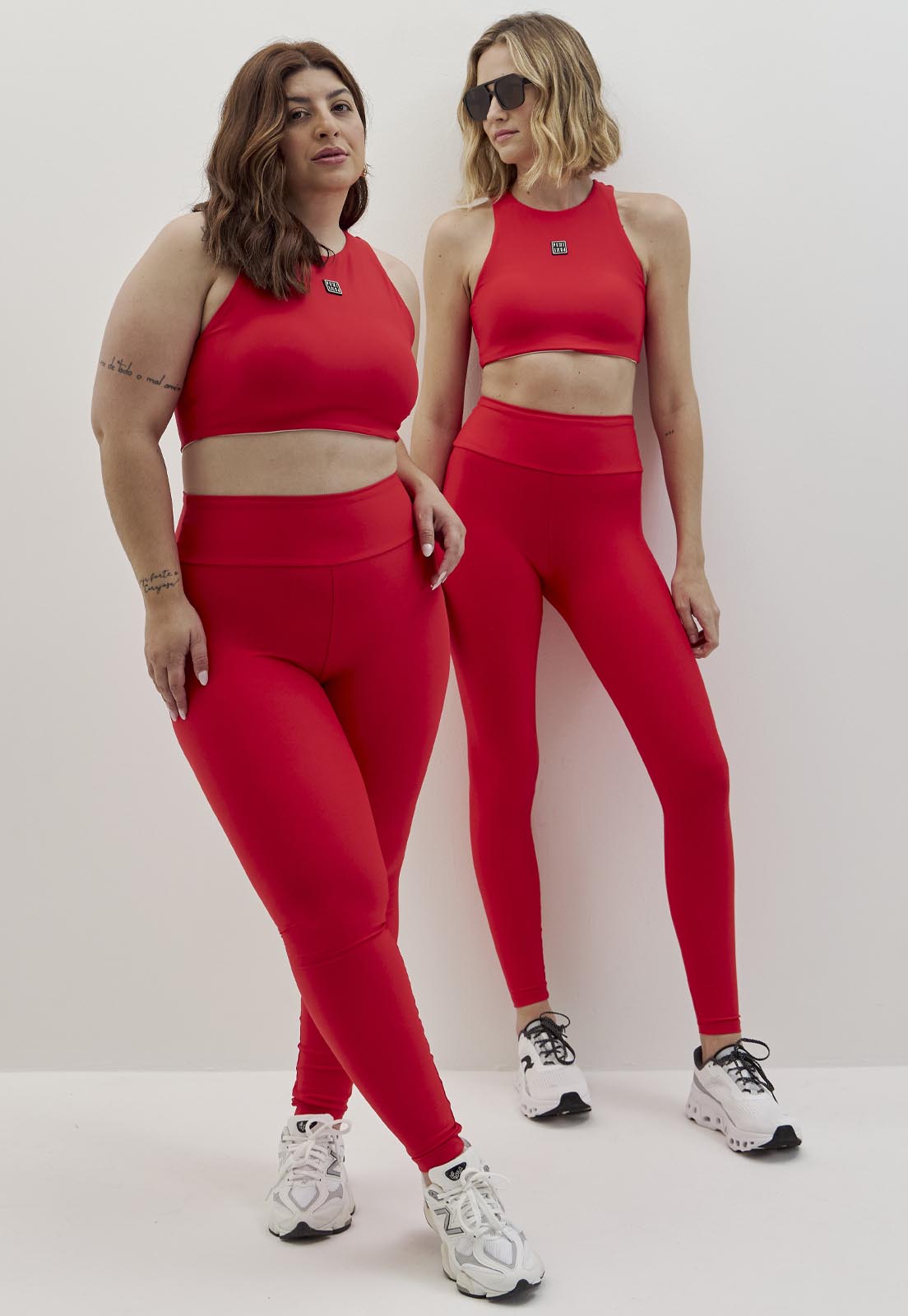 Legging lisa vermelho carmim Voá
