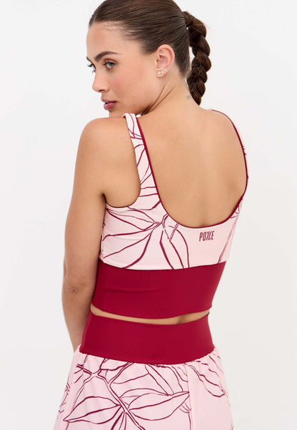 Top longo dupla face com bojo fixo Essence