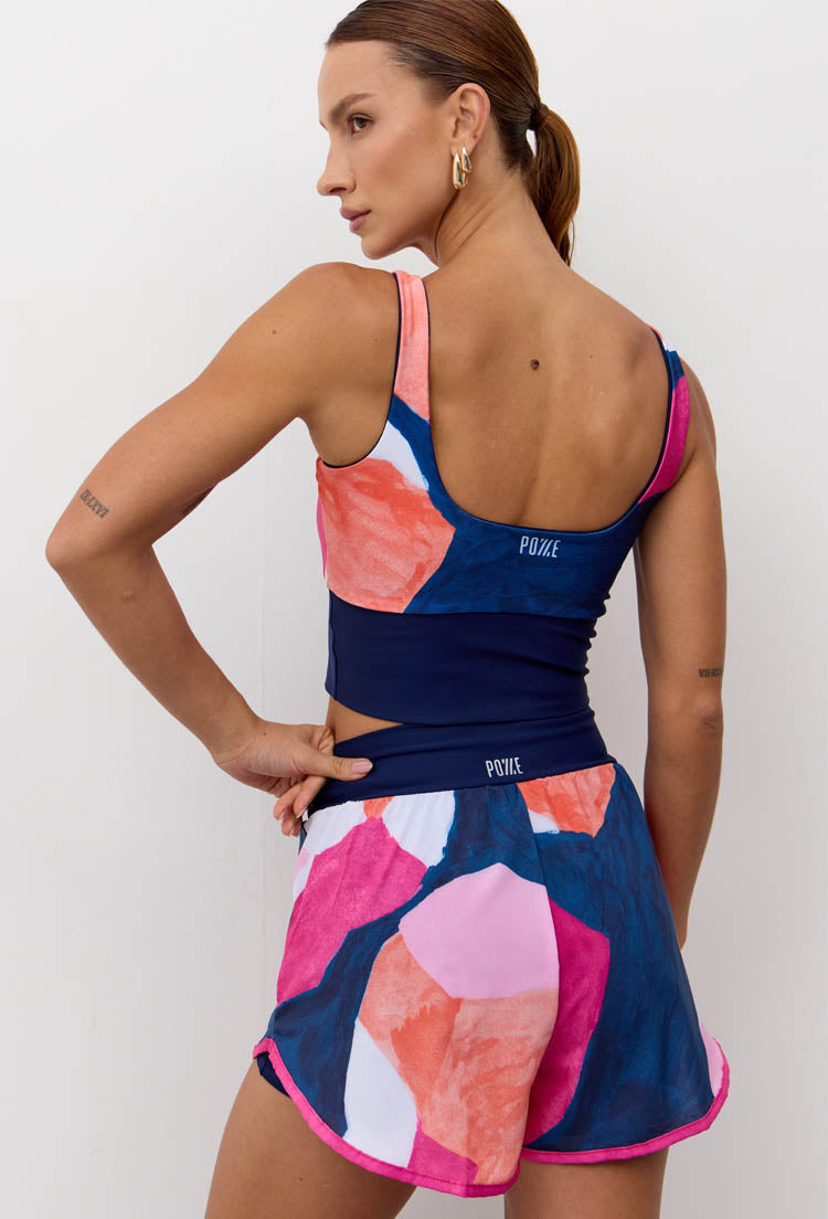 Top longo dupla face Acqua