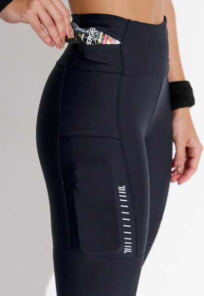 Legging running lisa preta multibolsos Action
