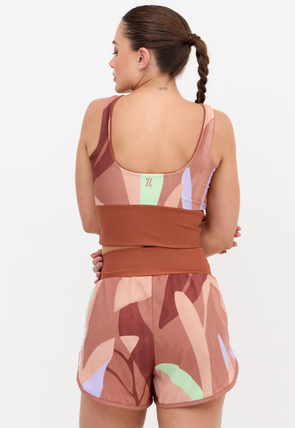 Top longo dupla face com bojo fixo Aura