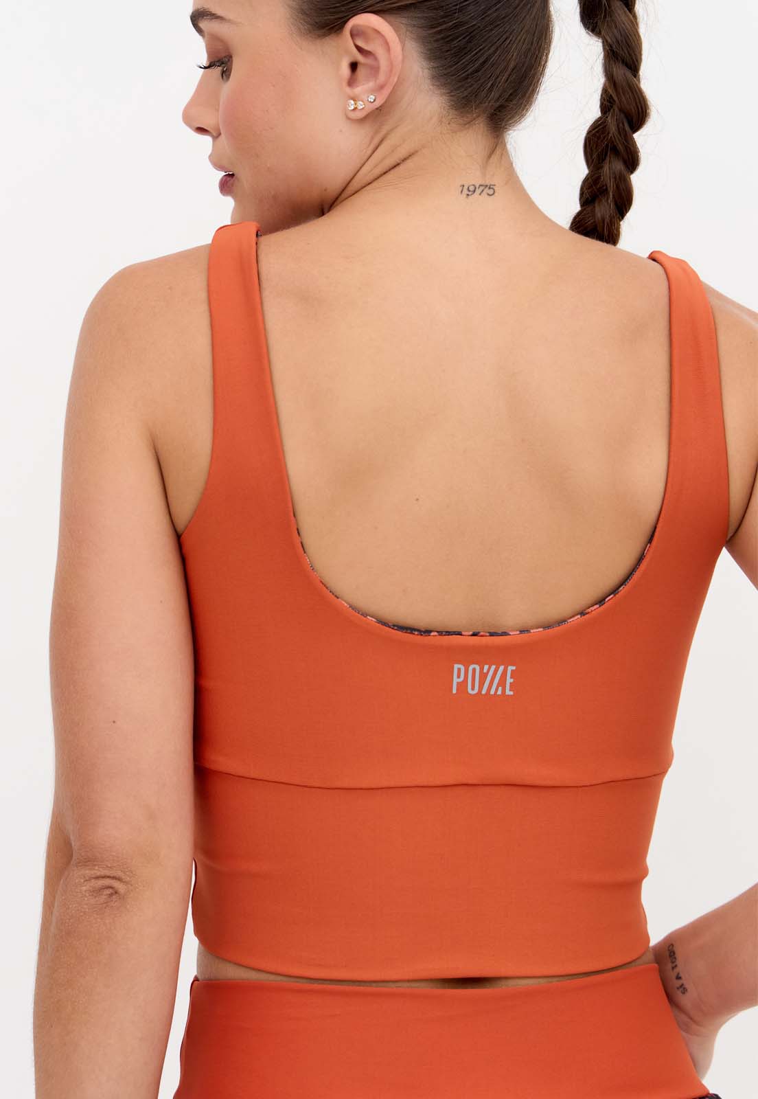 Top longo dupla face com bojo fixo Anoitecer