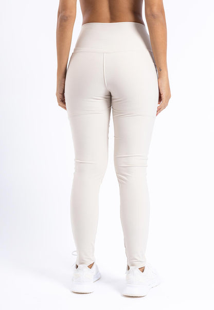 Legging Lisa Bege Luna com bolsos Sinergia