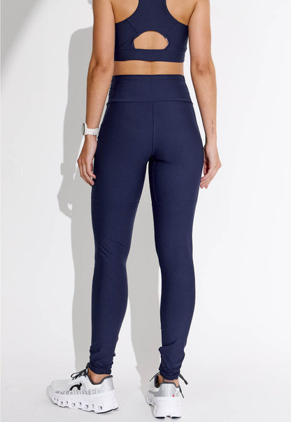 Legging running lisa marinho multibolsos Acqua