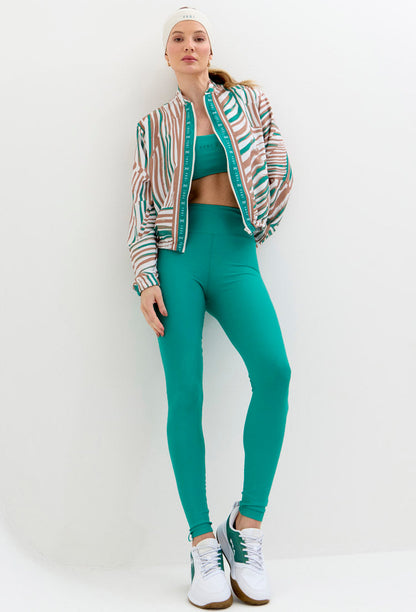 Legging lisa verde folha Lance