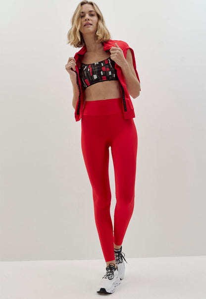 Legging lisa vermelho carmim Voá