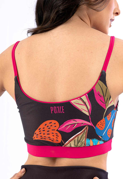 Top dupla face liso rosa anoitecer