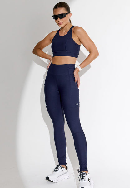 Legging running lisa marinho multibolsos Acqua