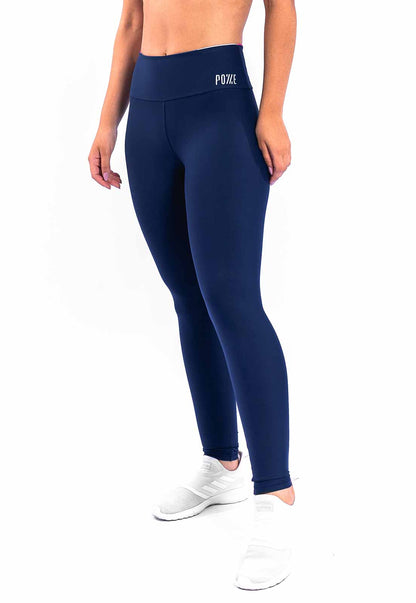Conjunto Azul Legging lisa+Top Dupla Face Acqua
