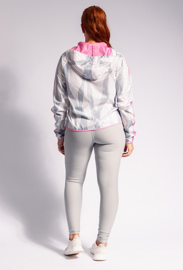 Conjunto Top longo+legging+Jaqueta corta vento Urbane