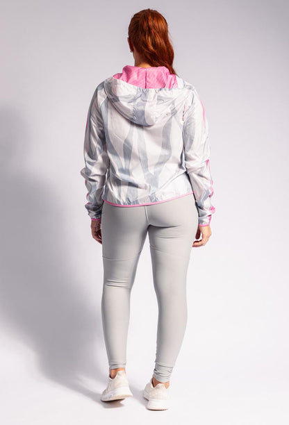 Conjunto Top longo+legging+Jaqueta corta vento Urbane