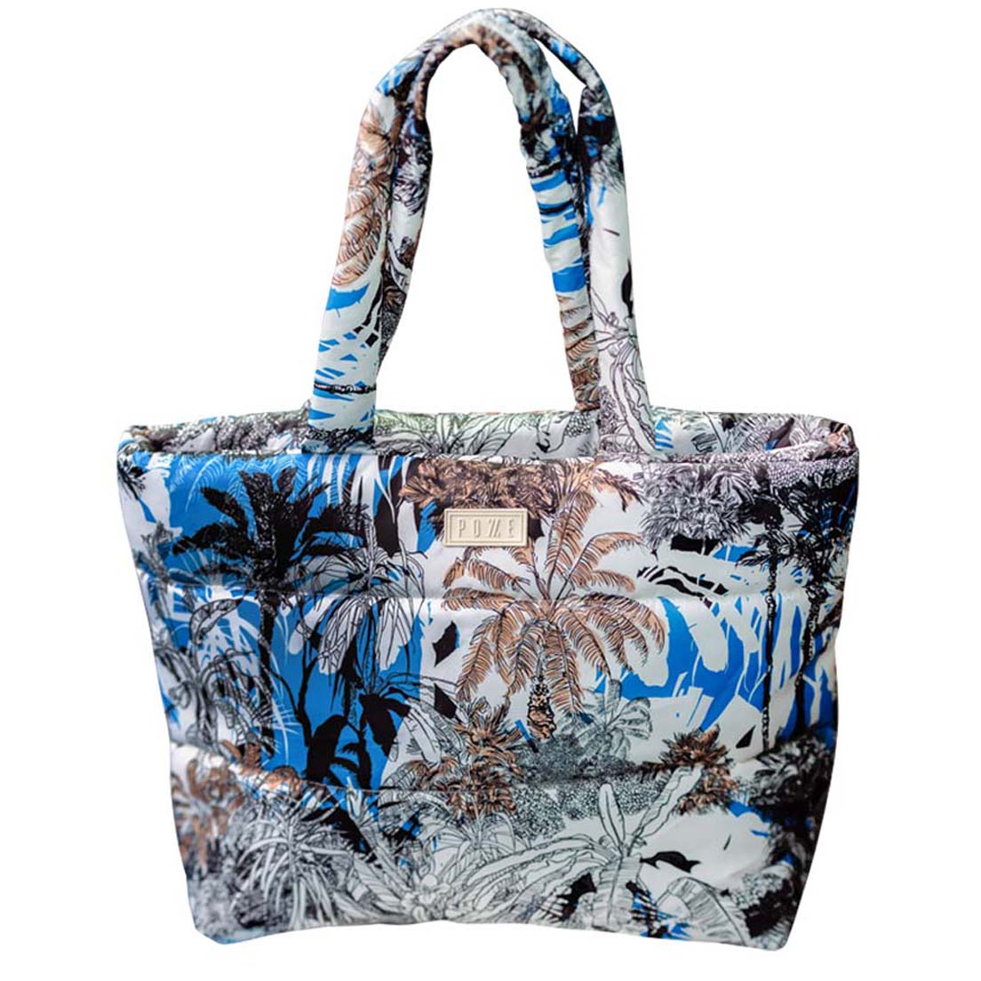 Bolsa Puffer estampada Athena