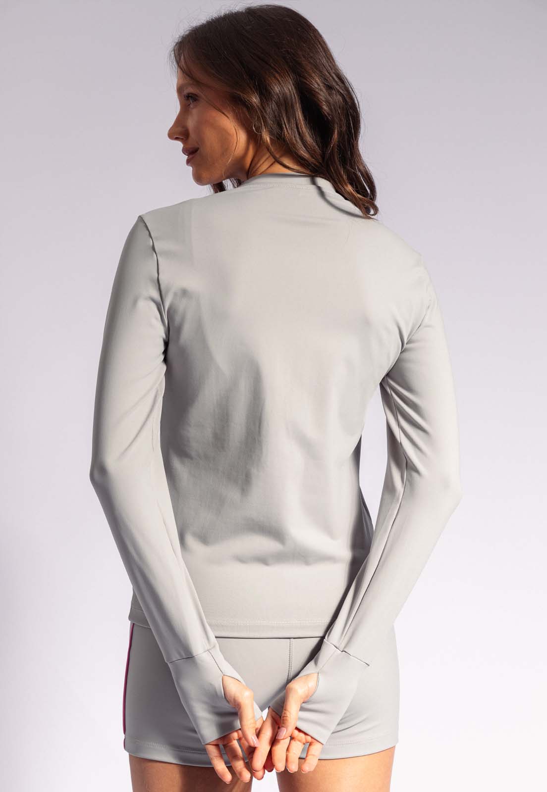 Jaqueta cinza granito lisa Urbane