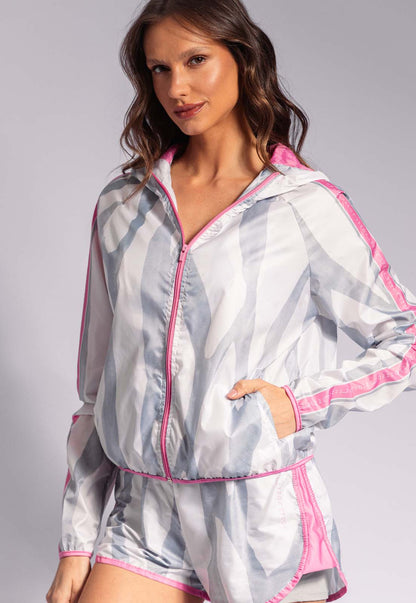 Jaqueta Corta Vento estampada Urbane