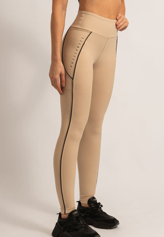 Legging bege árido com vivo Magnetic