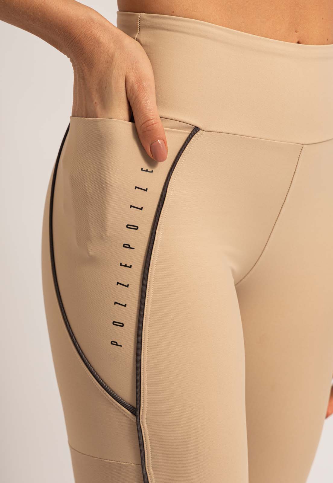 Legging bege árido com vivo Magnetic