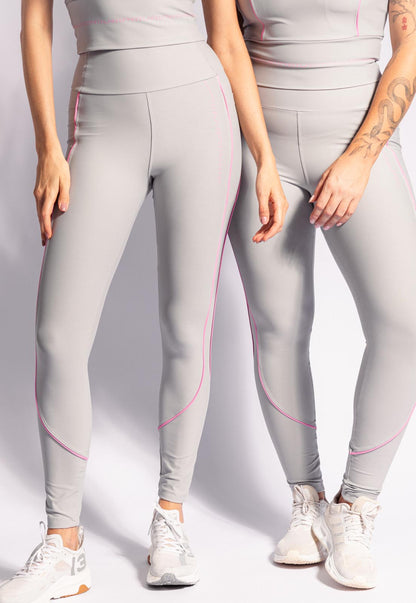 Legging cinza granito com vivo Urbane