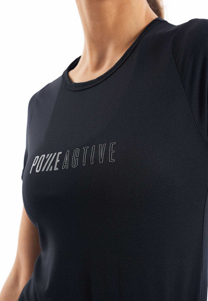 Tshirt Preta Silk Active